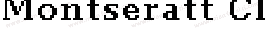 Montseratt Classic字体转换